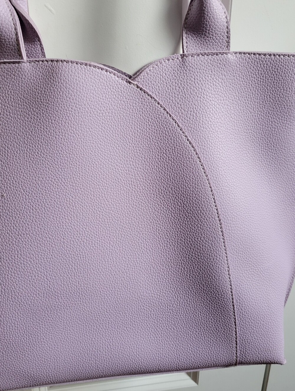 Mellow World Vegan Leather Tote Bag Lavender - Picture 4 of 13